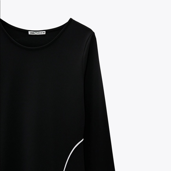 NWT. Zara Midi Dress with Ruffled Detail. Size S. - Picture 3 of 8